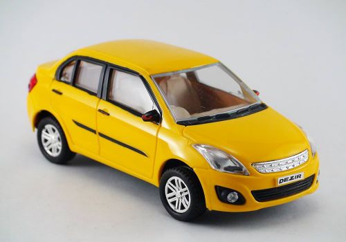 Swift Dezir Toy Car (Yellow)